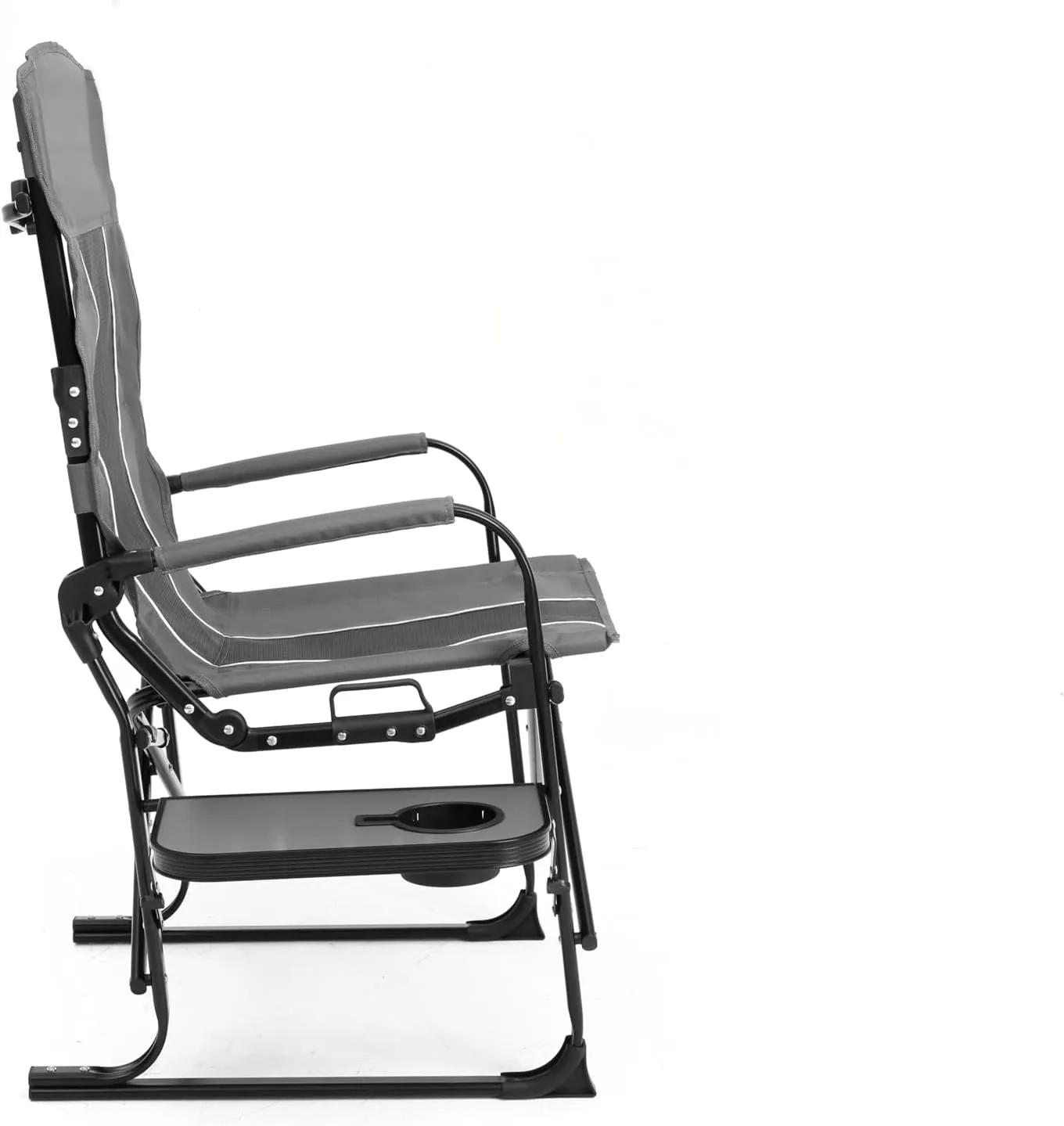 Camping Directors Chair, Heavy Duty,Oversized Portable Folding Chair with Side Table, Pocket for Beach, Fishing,Trip,Picnic,Lawn Blue