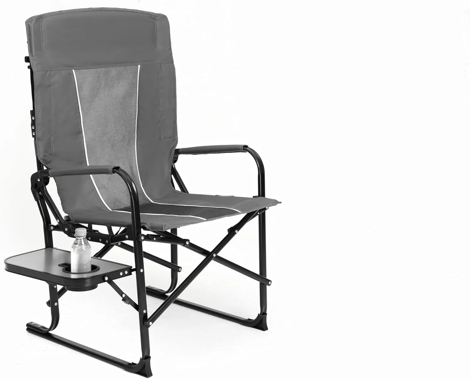 Camping Directors Chair, Heavy Duty,Oversized Portable Folding Chair with Side Table, Pocket for Beach, Fishing,Trip,Picnic,Lawn Blue