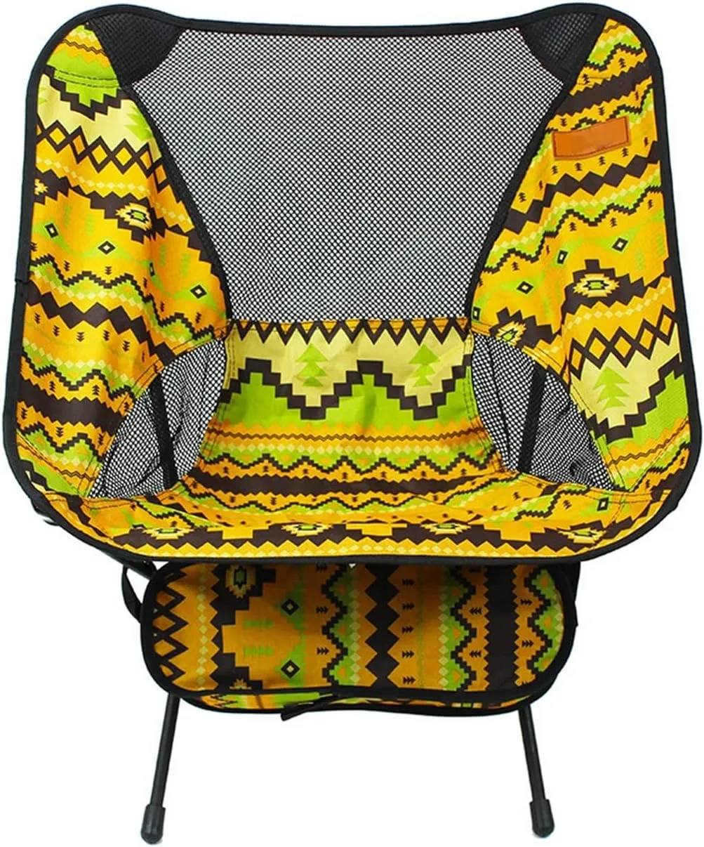Camping Outdoor Beach Leisure Chair Iron Pipe Light Chair Portable Folding Fishing Chair