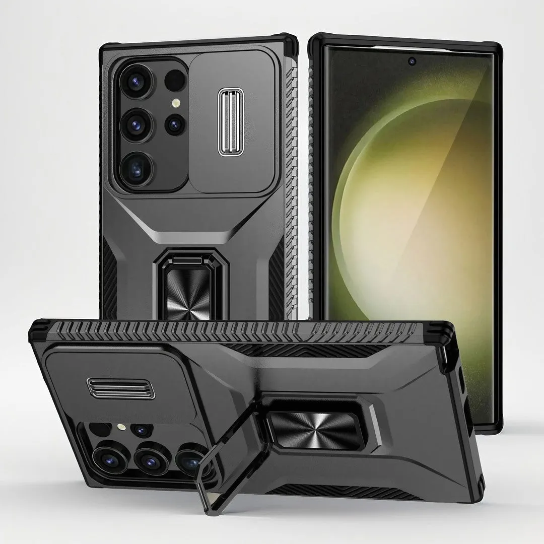 CamSlide 360 Ring Stand Case | Galaxy S24 Ultra | Military-Grade Shockproof