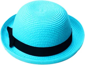 Caps for Men Straw Bowler Hat Mens Straw Hats Mens Caps Women’s Hat Foldable Sun Hat Wide Brim Dome Sun