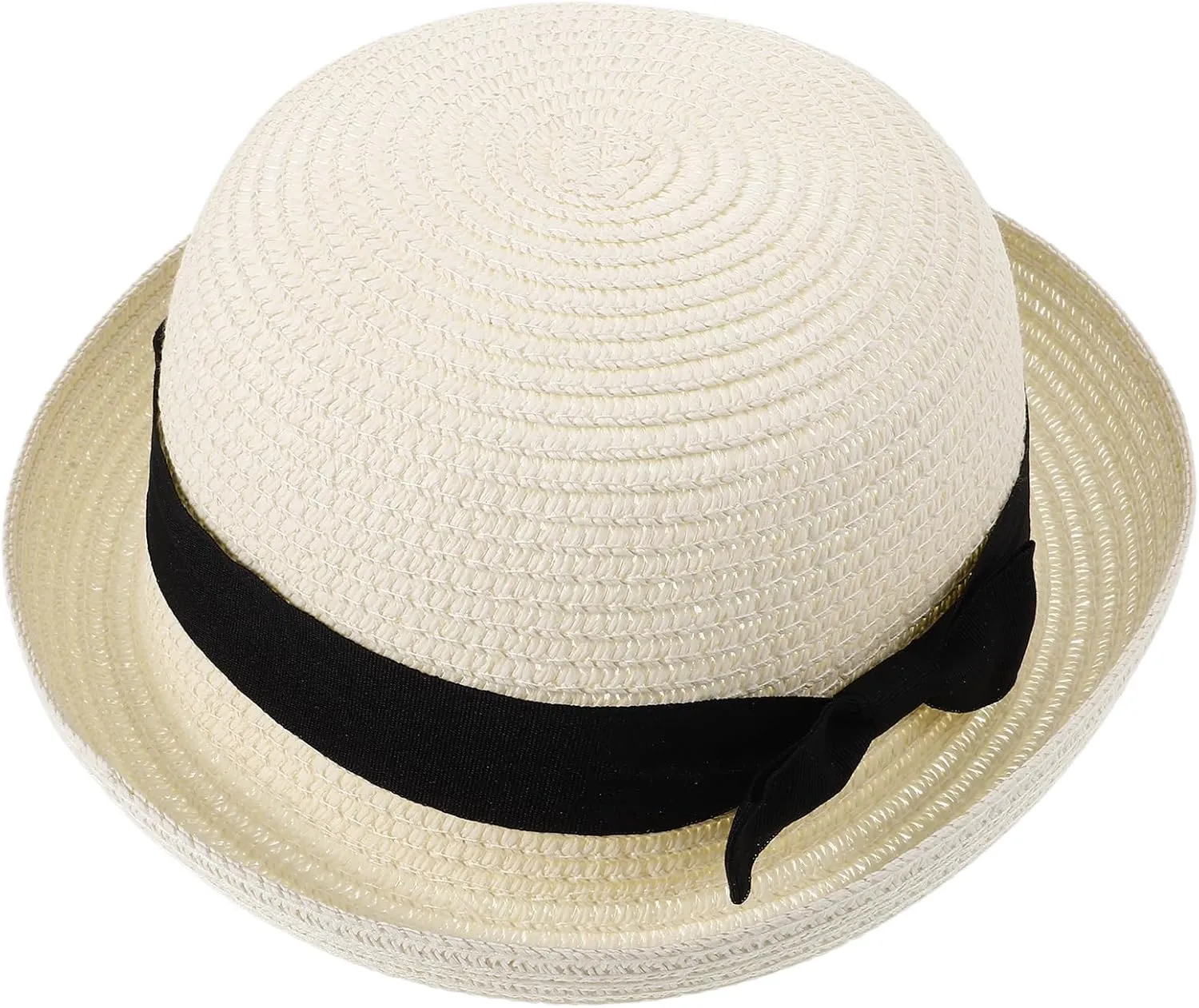 Caps for Men Straw Bowler Hat Mens Straw Hats Mens Caps Women’s Hat Foldable Sun Hat Wide Brim Dome Sun