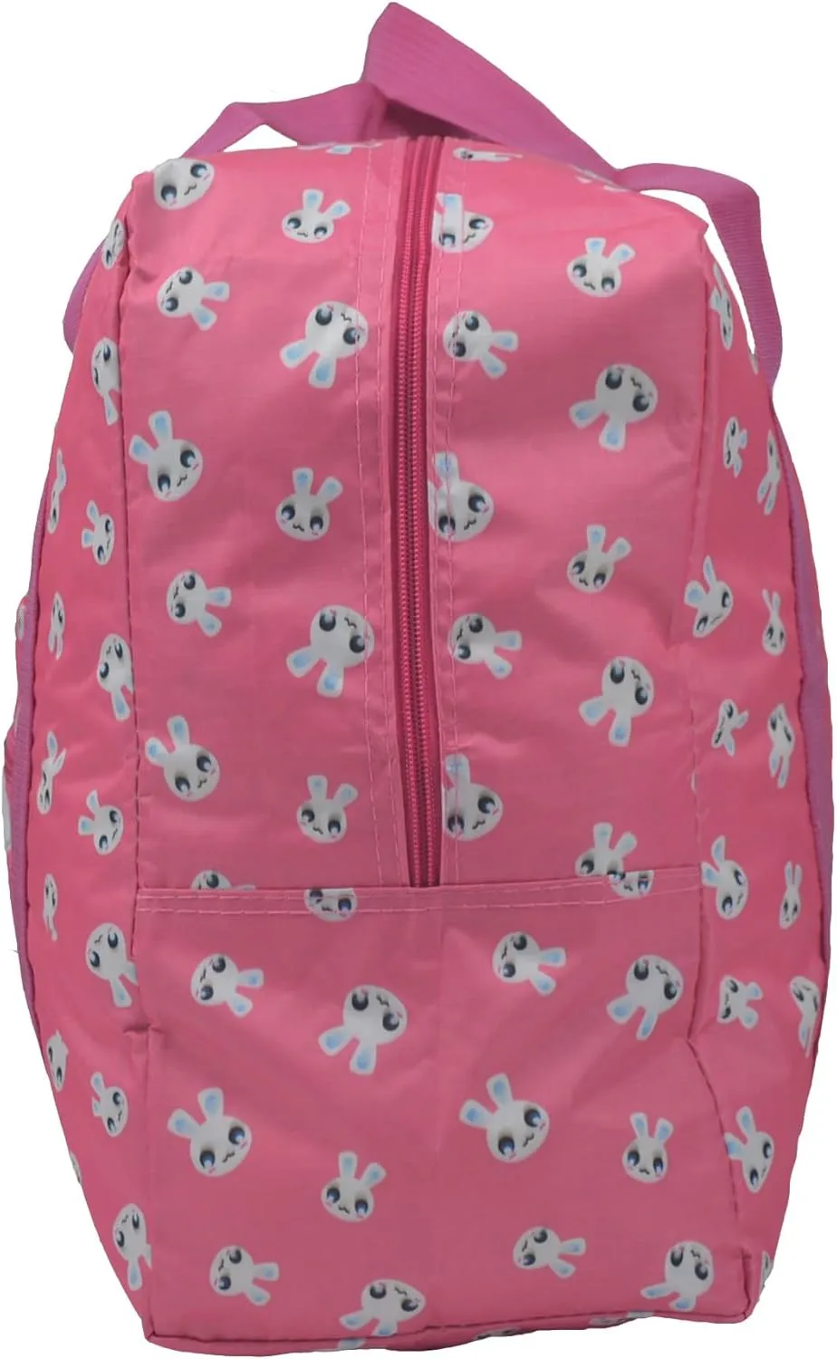 Carry On Water-Resistant Multi-function Duffel bag Collapsible Hand luggage bags for travel Large Lightweight, Storage Bags with Reinforced Handle (90L, Pink rabbit)