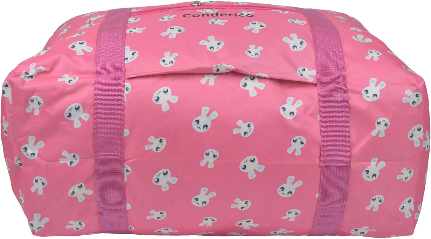Carry On Water-Resistant Multi-function Duffel bag Collapsible Hand luggage bags for travel Large Lightweight, Storage Bags with Reinforced Handle (90L, Pink rabbit)