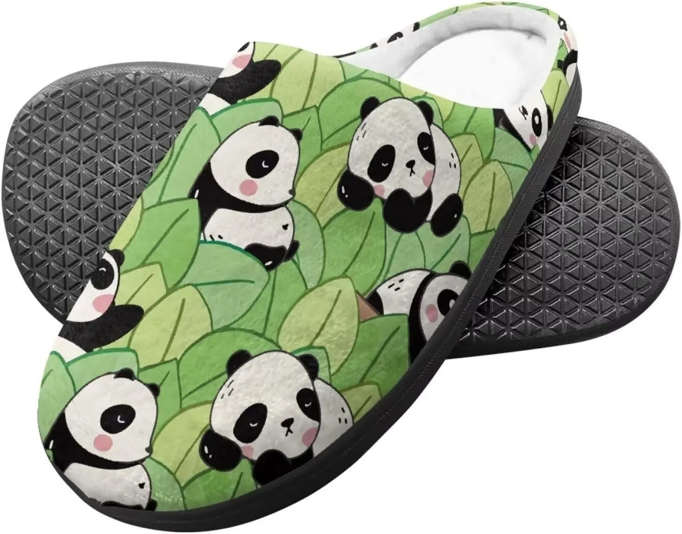 Cartoon Animal Children's Plush Slippers for Little Girls Boys Slip On Warm Fuzzy Winter Slippers Lightweight Soft Indoor House Shoes SizeUS 9-15