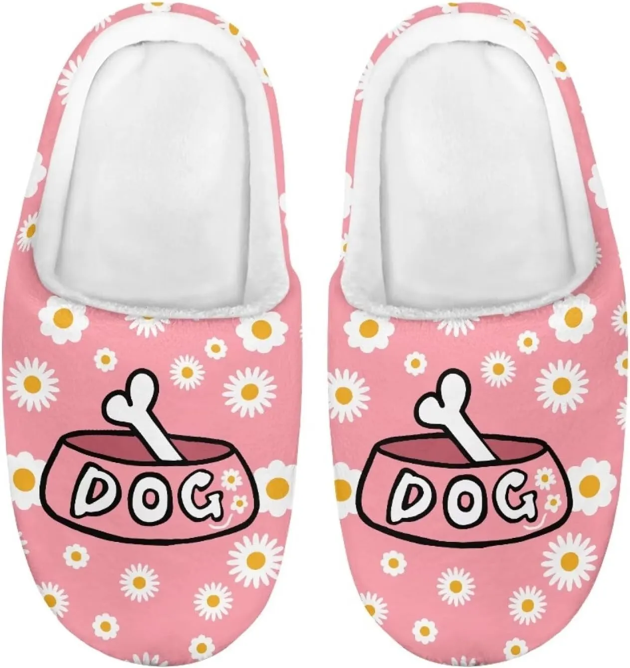 Cartoon Animal Children's Plush Slippers Washable House Slippers Cute Patterns Comfortable Flannel Indoor Winter Shoes SizeUS 9-15