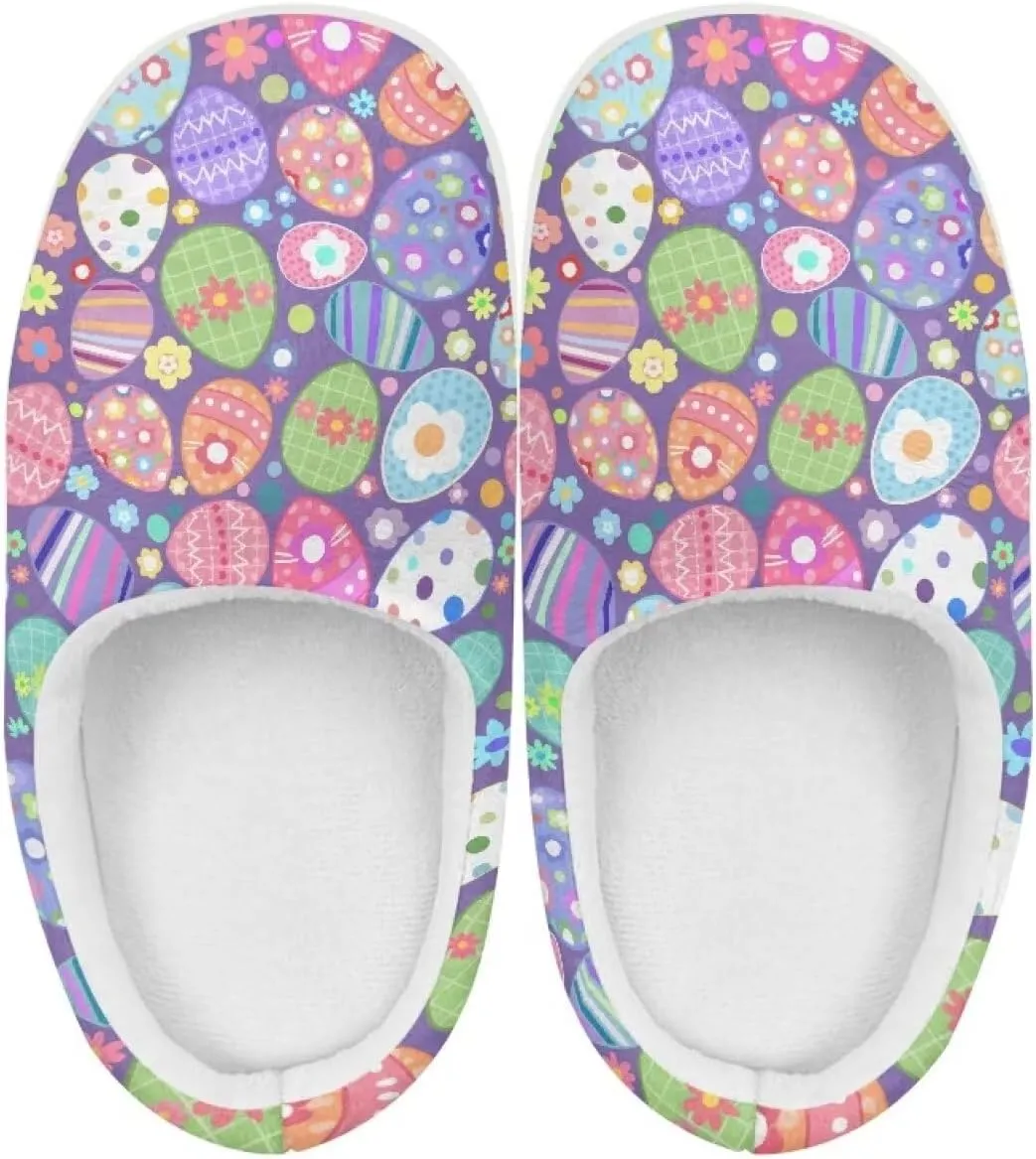 Cartoon Animal Kids Fluffy Slippers Boys Girls Comfy Closed Toe Shoes Slip On Slides Indoor House Slippers SizeUS 9-15