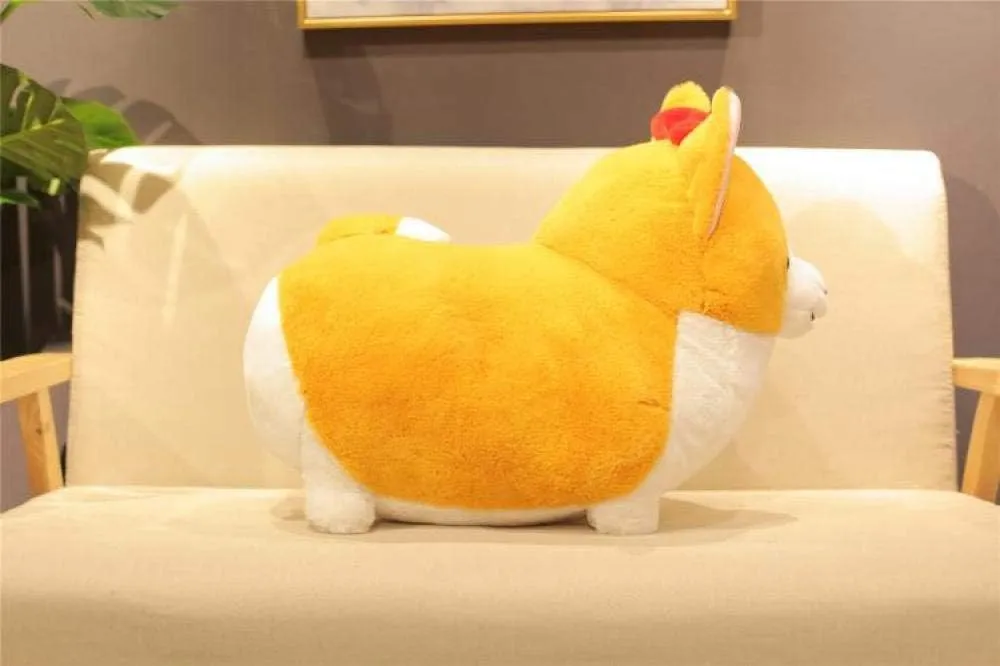 Cartoon Corgi Dog Soft Plush Throw Pillow Animal Pillow Plush Toy