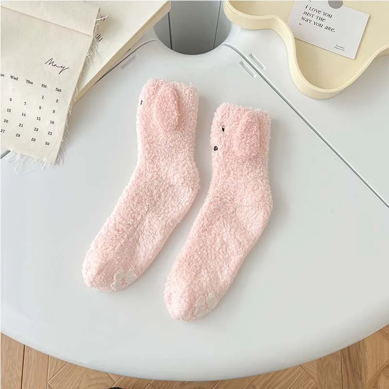 Cartoon Dog Plush Socks