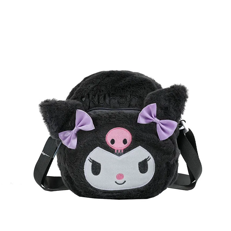 Cartoon Mini Soft Cute Heart Plush Crossbody Bags