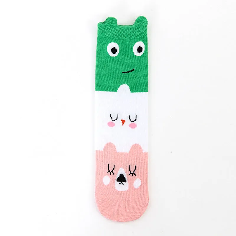 Cartoon Pattern Candy Bar Series Baby Socks