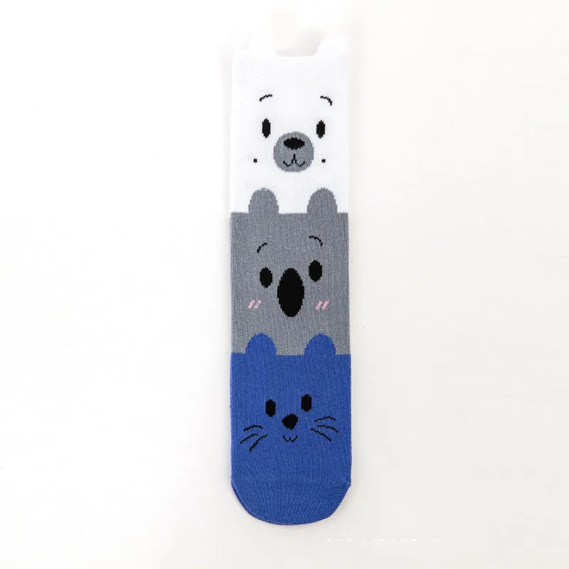 Cartoon Pattern Candy Bar Series Baby Socks