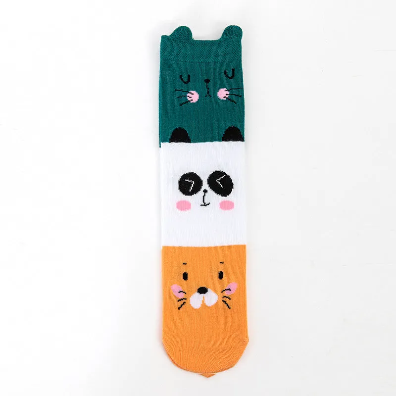 Cartoon Pattern Candy Bar Series Baby Socks