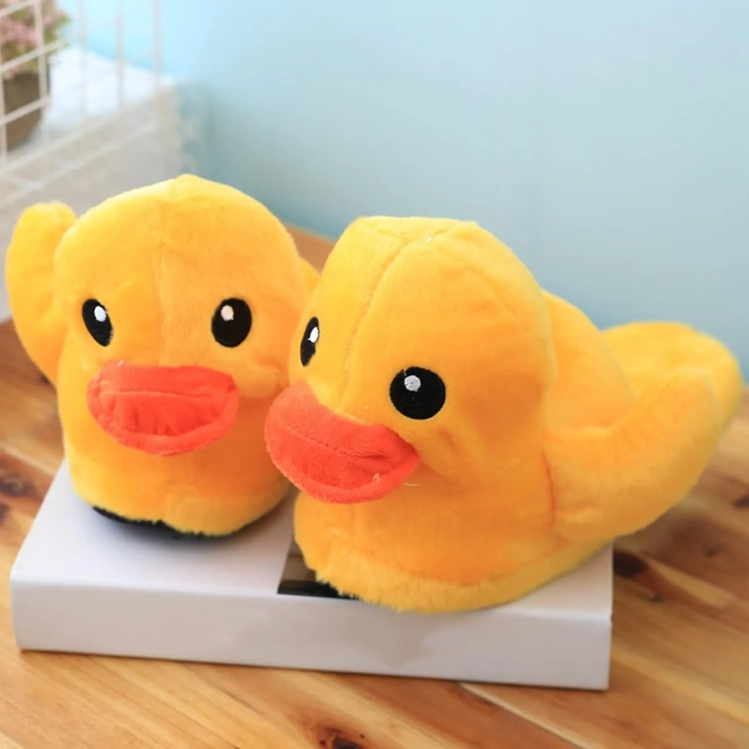 Cartoon Slippers, Animal Cotton Shoes, Cute Duck Home Shoes, Winter Indoor and Outdoor Thermal Insulation