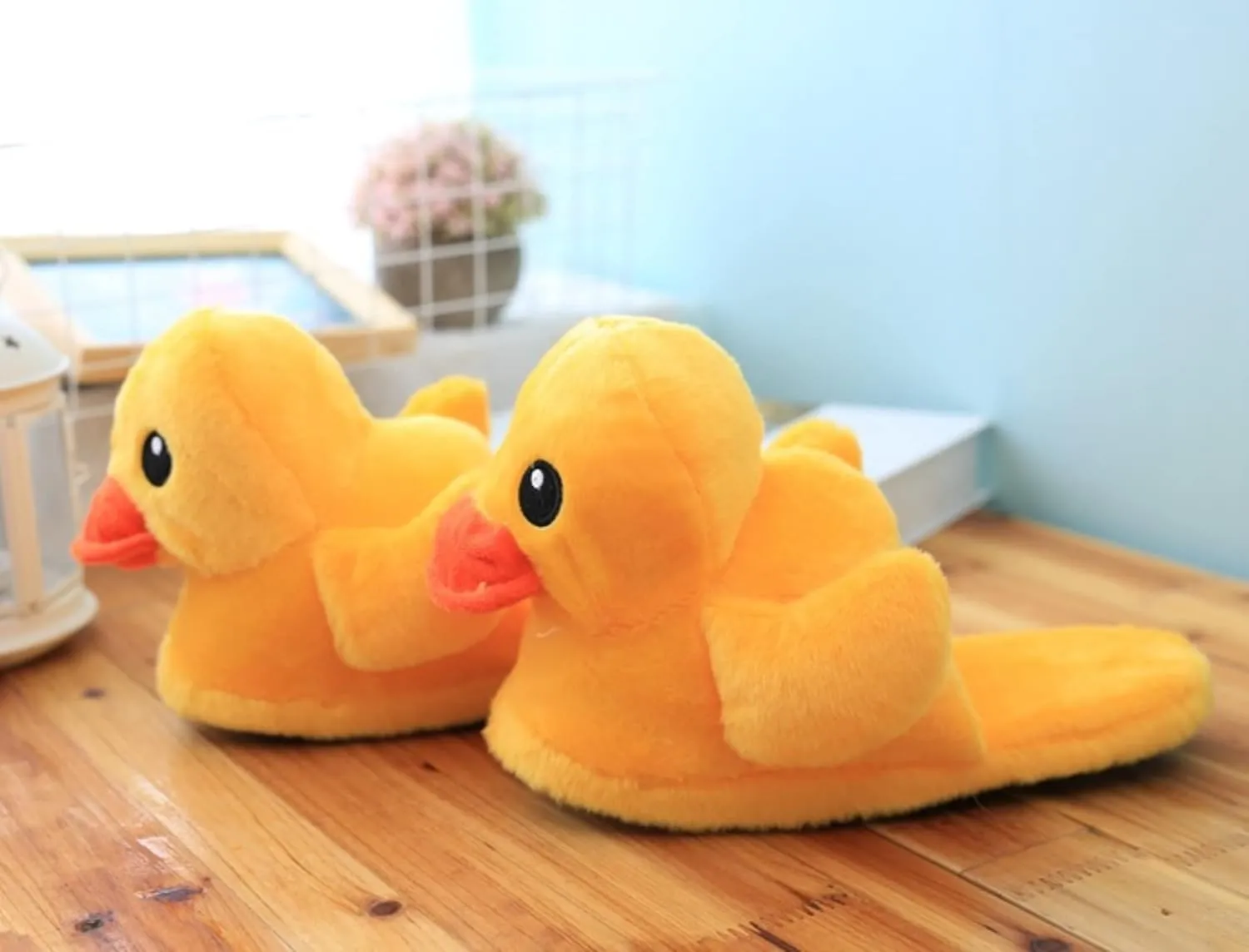 Cartoon Slippers, Animal Cotton Shoes, Cute Duck Home Shoes, Winter Indoor and Outdoor Thermal Insulation