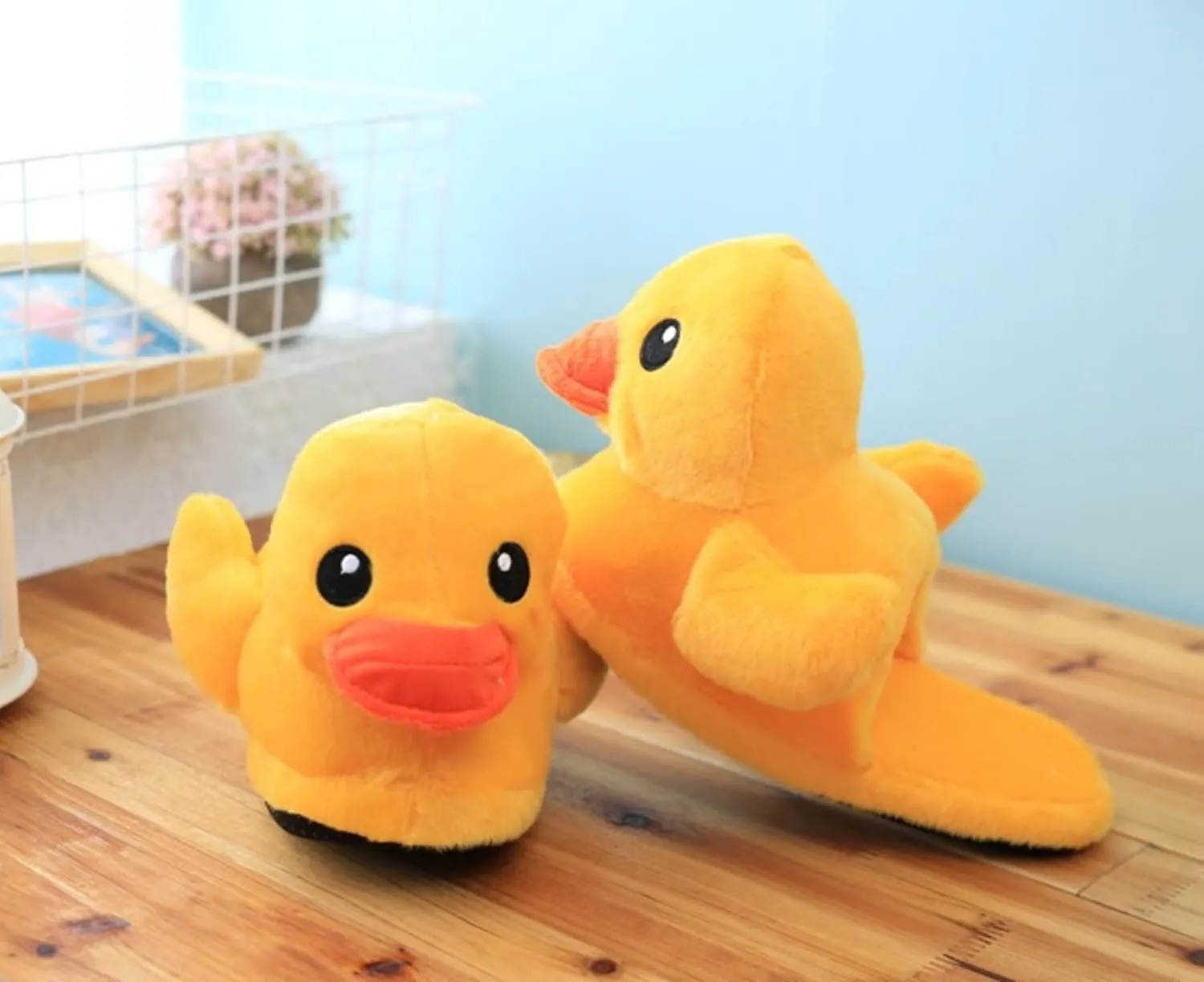 Cartoon Slippers, Animal Cotton Shoes, Cute Duck Home Shoes, Winter Indoor and Outdoor Thermal Insulation
