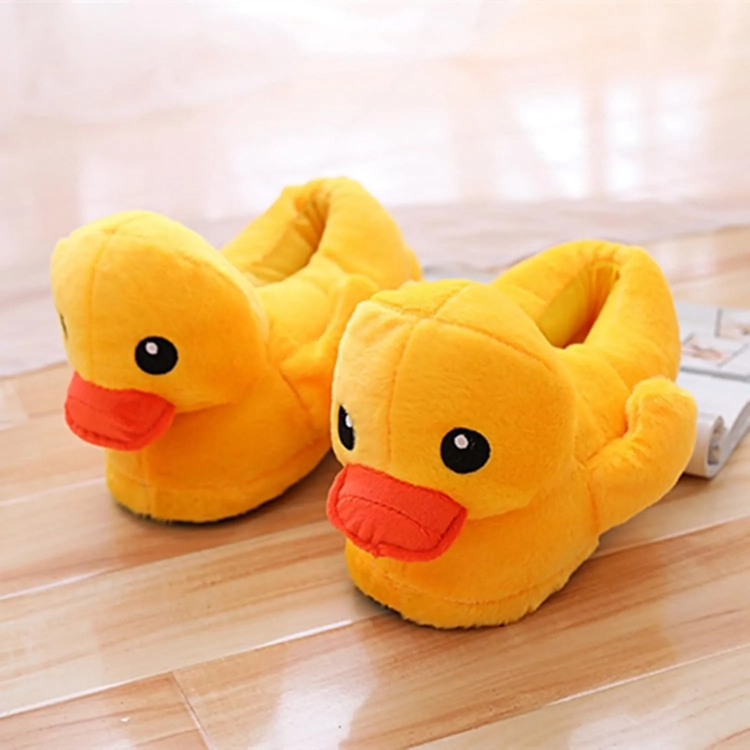 Cartoon Slippers, Animal Cotton Shoes, Cute Duck Home Shoes, Winter Indoor and Outdoor Thermal Insulation