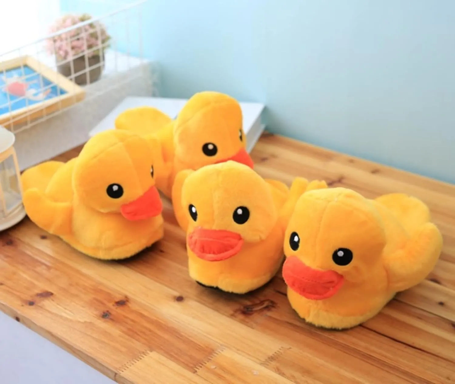 Cartoon Slippers, Animal Cotton Shoes, Cute Duck Home Shoes, Winter Indoor and Outdoor Thermal Insulation