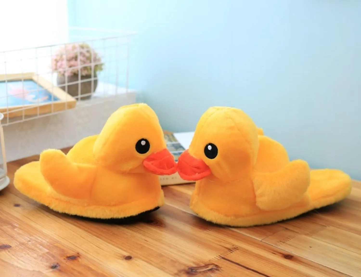 Cartoon Slippers, Animal Cotton Shoes, Cute Duck Home Shoes, Winter Indoor and Outdoor Thermal Insulation