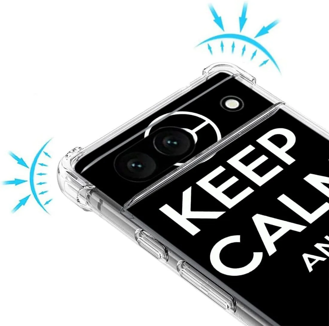 Case for Google Pixel 7a,Keep Calm Sleeping Cat Drop Protection Shockproof Case TPU Full Body Protective Scratch-Resistant Cover for Google Pixel 7a