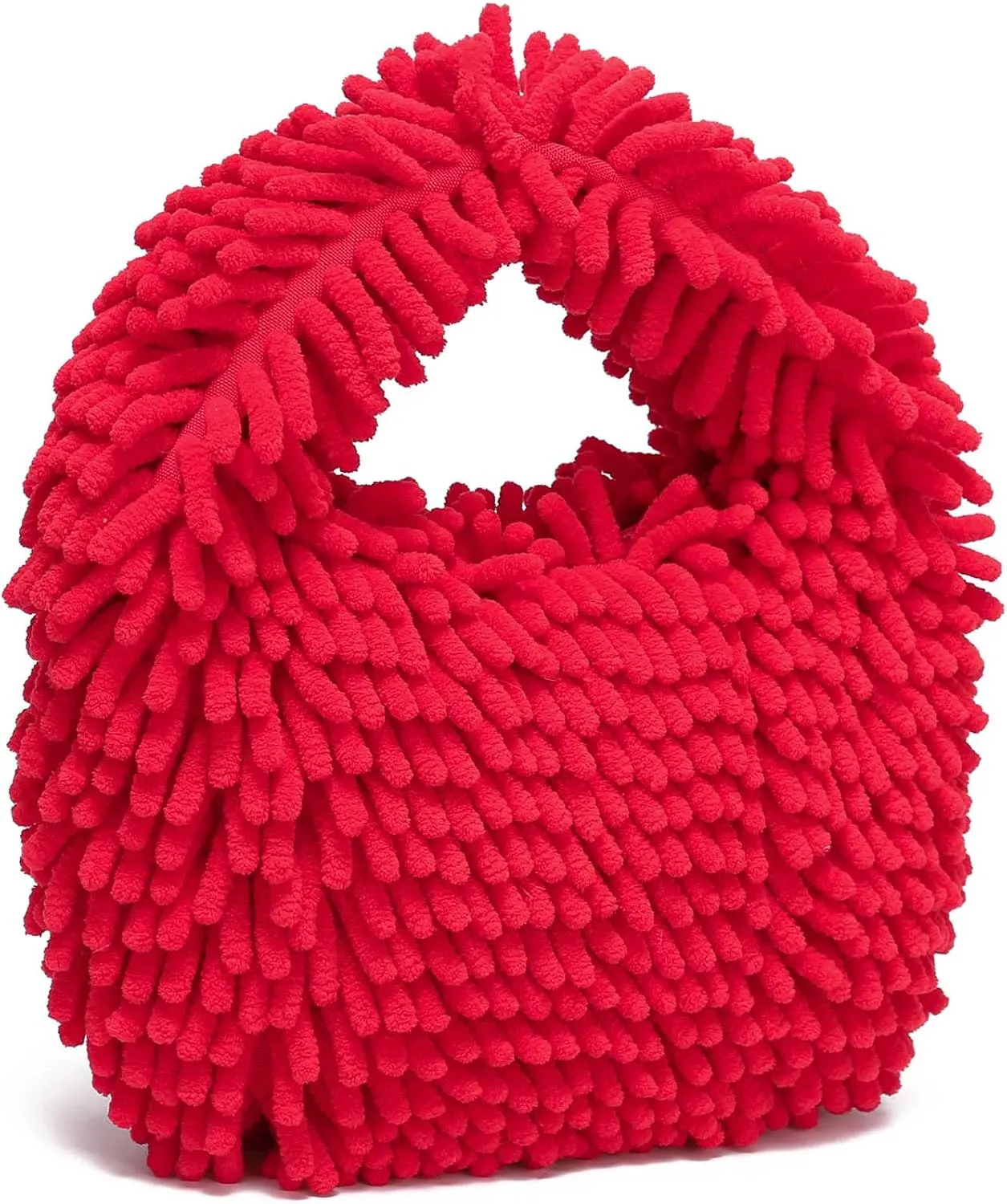 CATMICOO Y2K Fuzzy Purse, Fluffy Tote Bag, Cute Plush Purse for Women