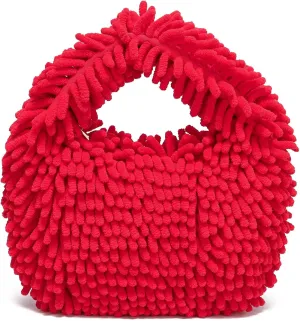 CATMICOO Y2K Fuzzy Purse, Fluffy Tote Bag, Cute Plush Purse for Women