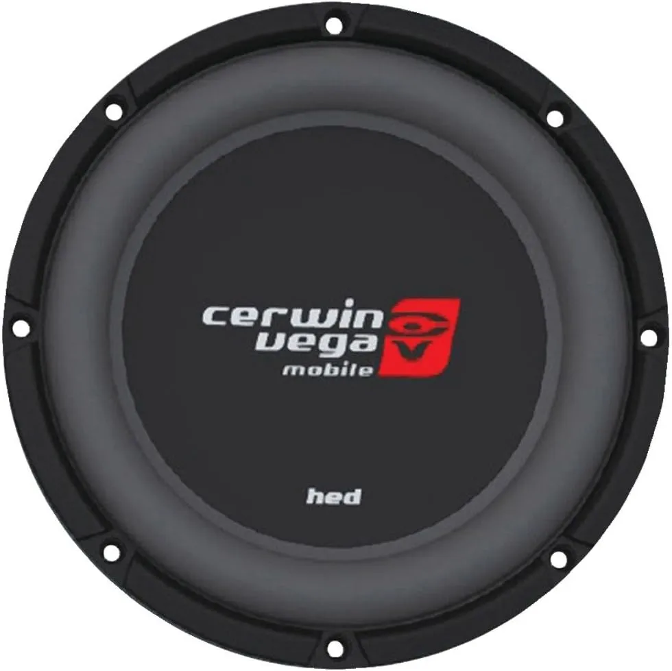 Cerwin-Vega HS122D Hed Dvc Shallow Subwoofer (12", 2ohm), Black