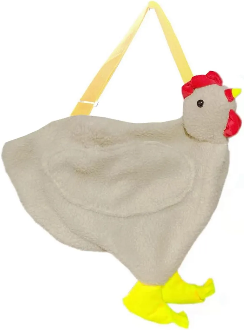 Chicken Purse Chicken Bag Fluffy Hen Crossbody Bag Plush Handbags Cartoon Shoulder bag For Women