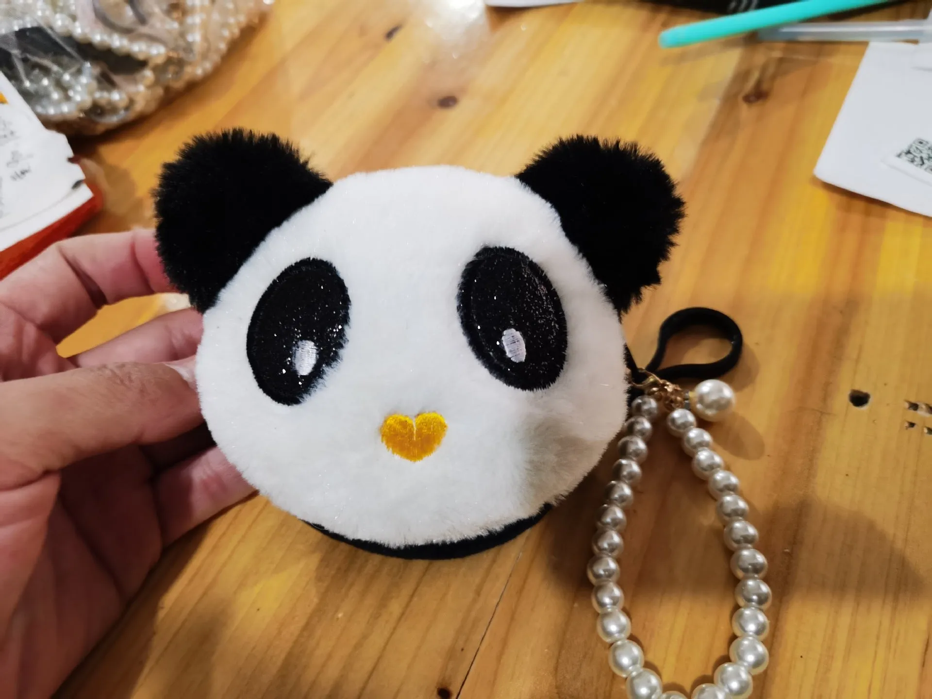 Children's Pendant Plush Creative Mini Clow Storage Coin Purses