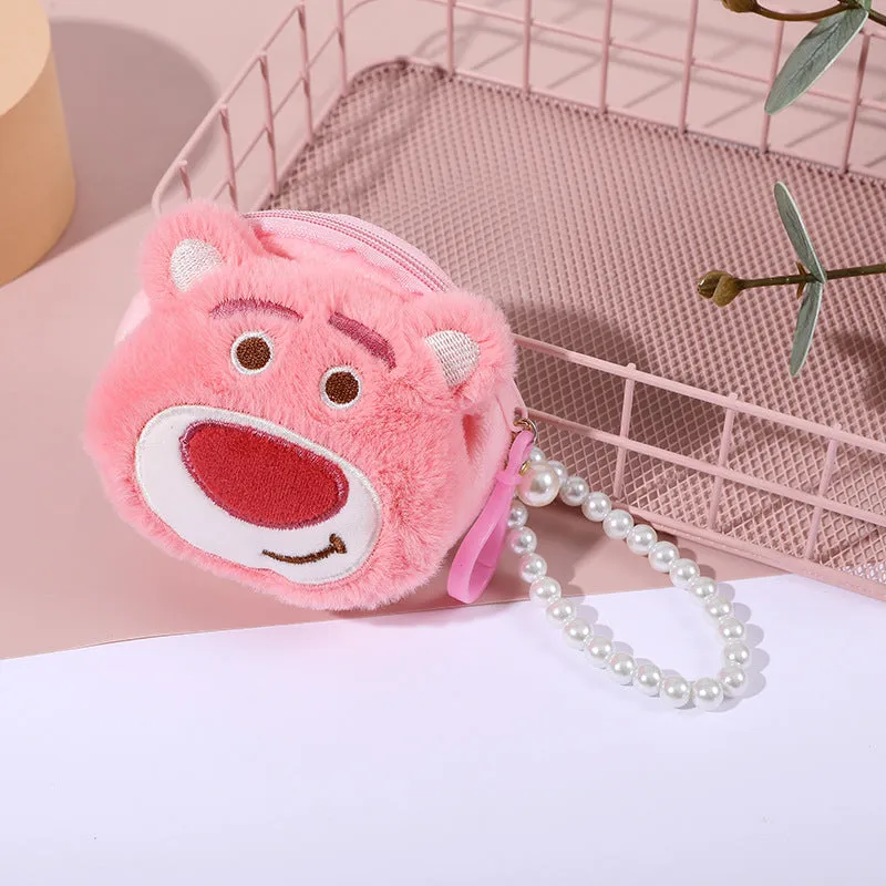 Children's Pendant Plush Creative Mini Clow Storage Coin Purses
