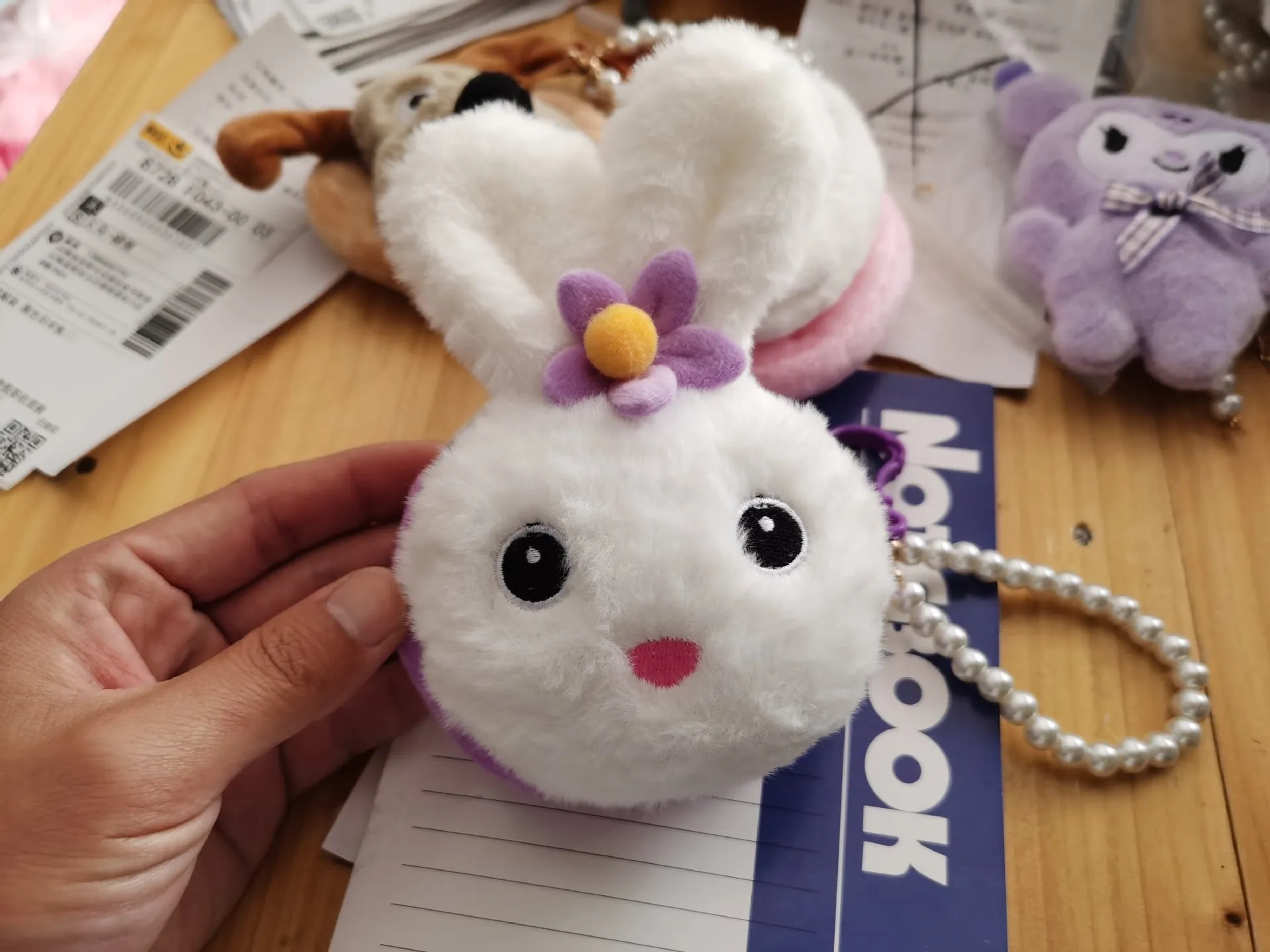 Children's Pendant Plush Creative Mini Clow Storage Coin Purses