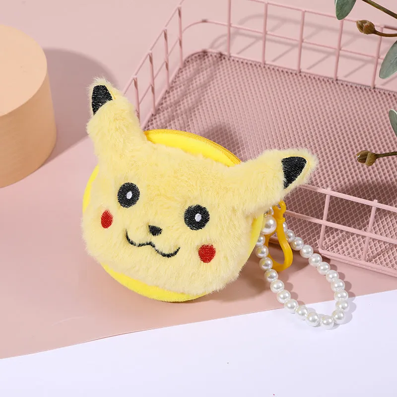 Children's Pendant Plush Creative Mini Clow Storage Coin Purses