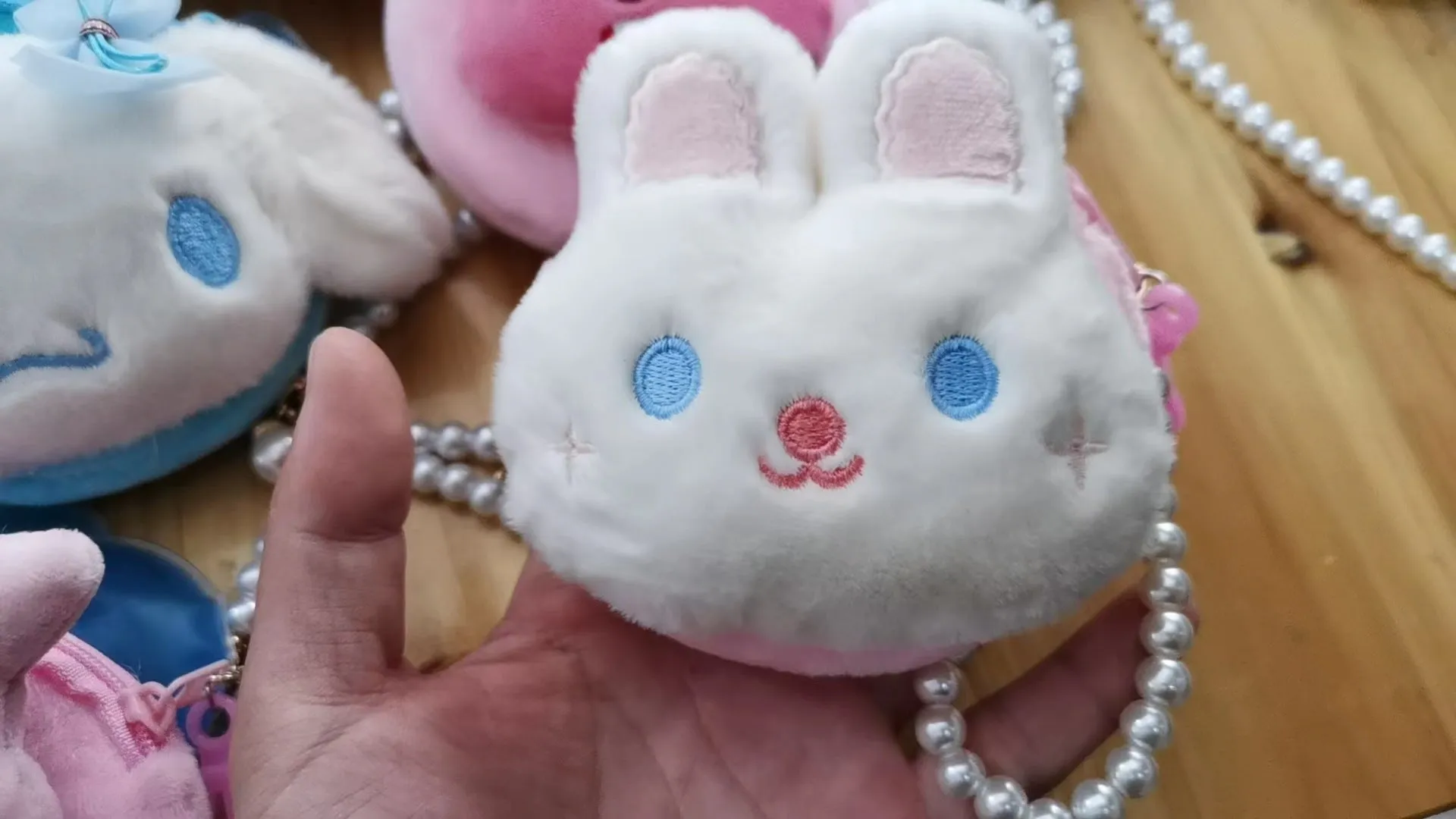 Children's Pendant Plush Creative Mini Clow Storage Coin Purses