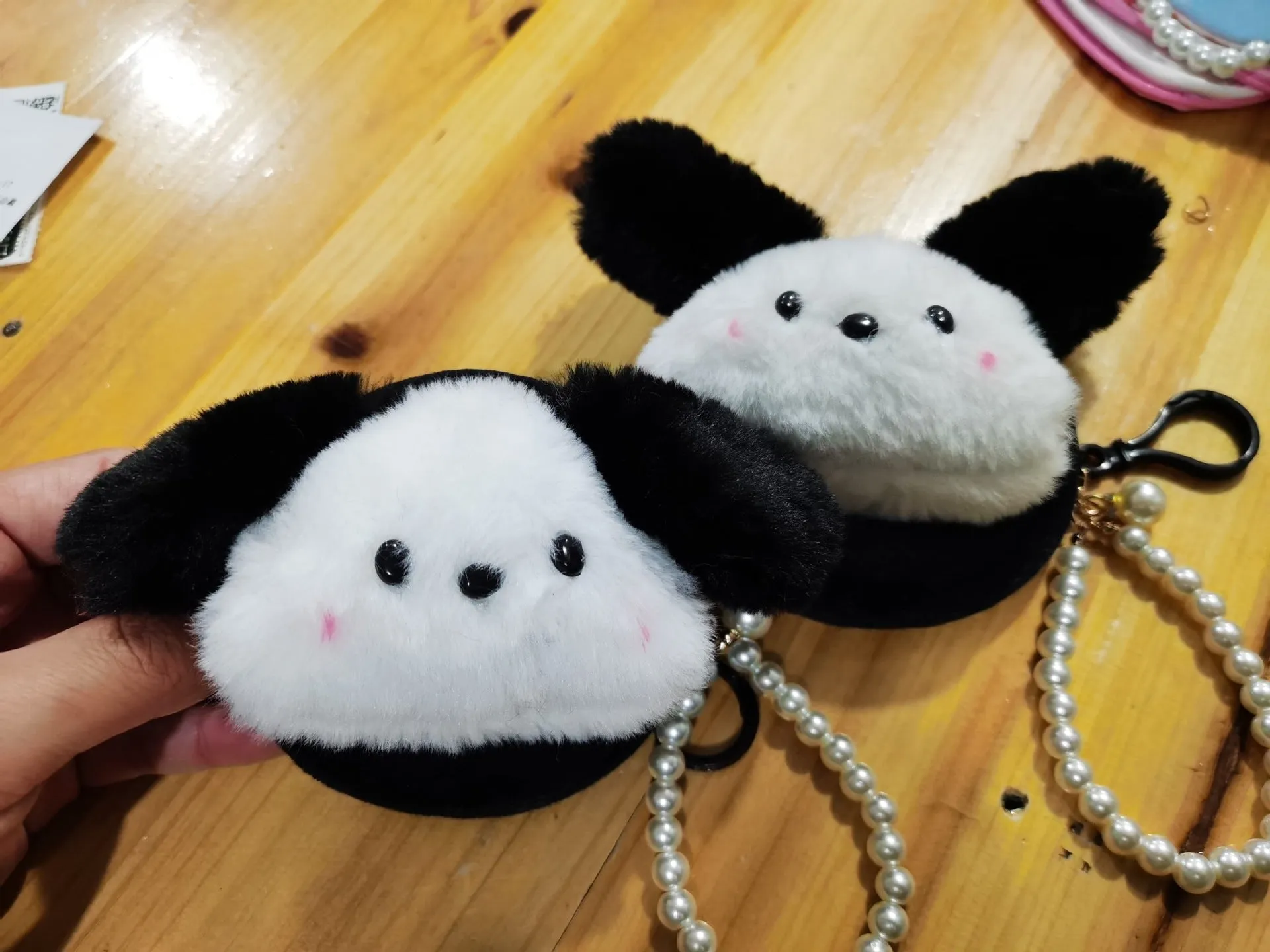 Children's Pendant Plush Creative Mini Clow Storage Coin Purses