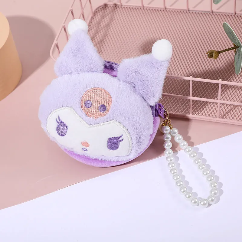 Children's Pendant Plush Creative Mini Clow Storage Coin Purses