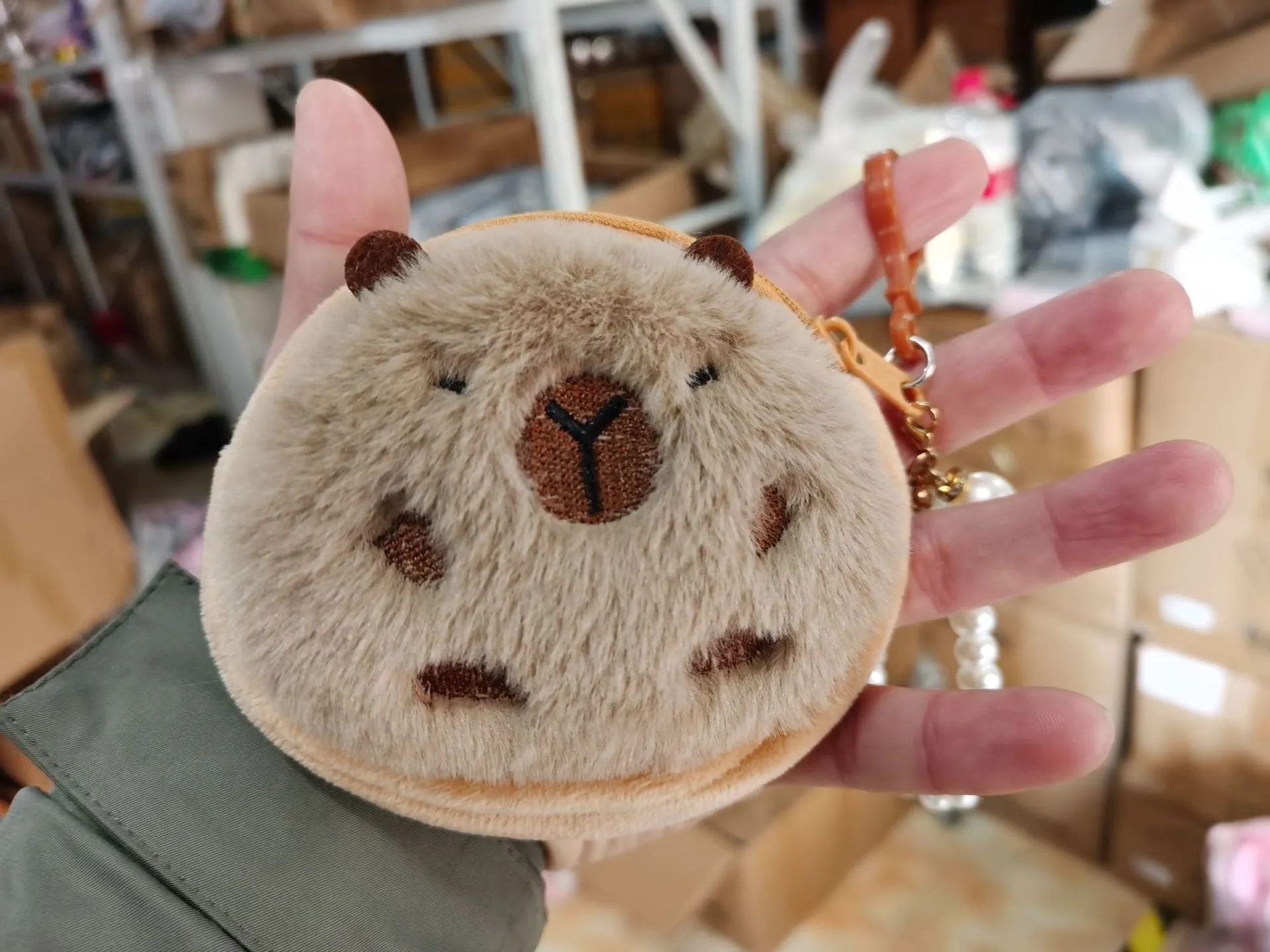 Children's Pendant Plush Creative Mini Clow Storage Coin Purses