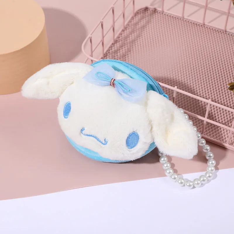 Children's Pendant Plush Creative Mini Clow Storage Coin Purses