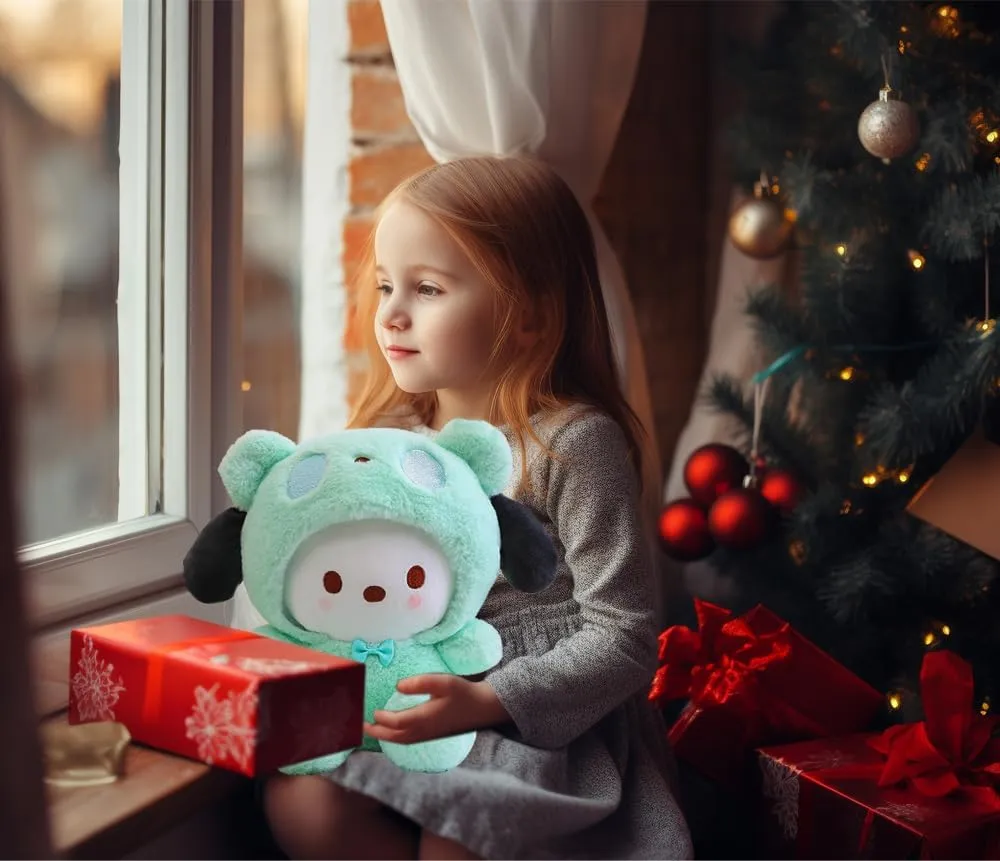 Cinnamoroll Collectible Soft Plush, Kawaii Cartoon Plush Figure Toy, Cute Stuffed Animal Pillow, Cartoon Theme Party Favor for Girls Cinnamoroll Fans Birthday