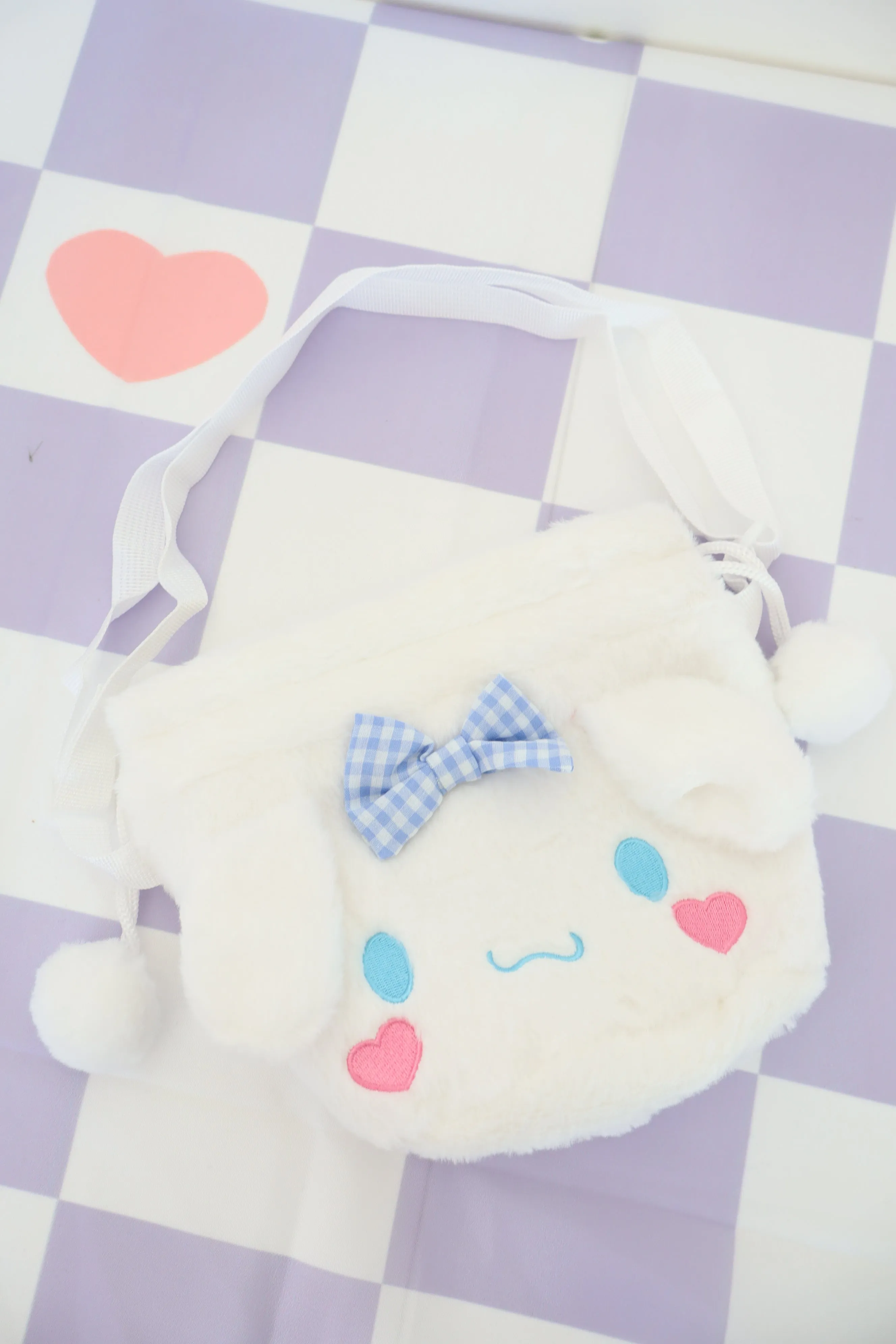 Cinnamoroll Drawstring Plush Bag