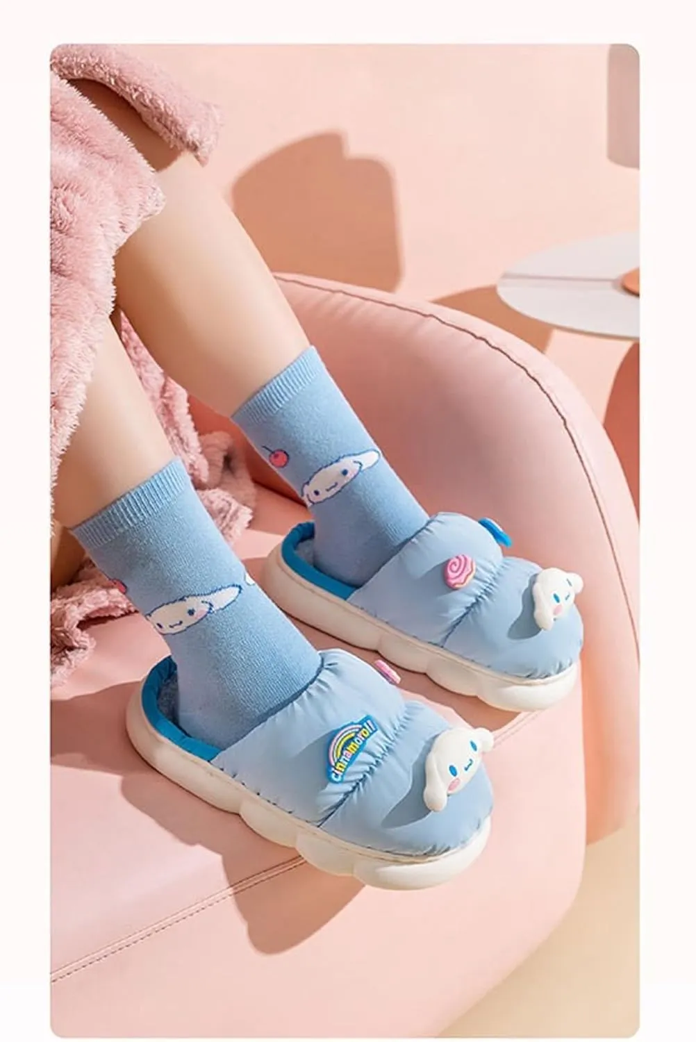 Cinnamoroll Home Slippers for Girls Boys Kids Children