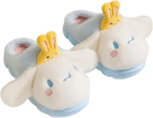 Cinnamoroll with Rabbit Crown Home Slippers for Girls Kids Children