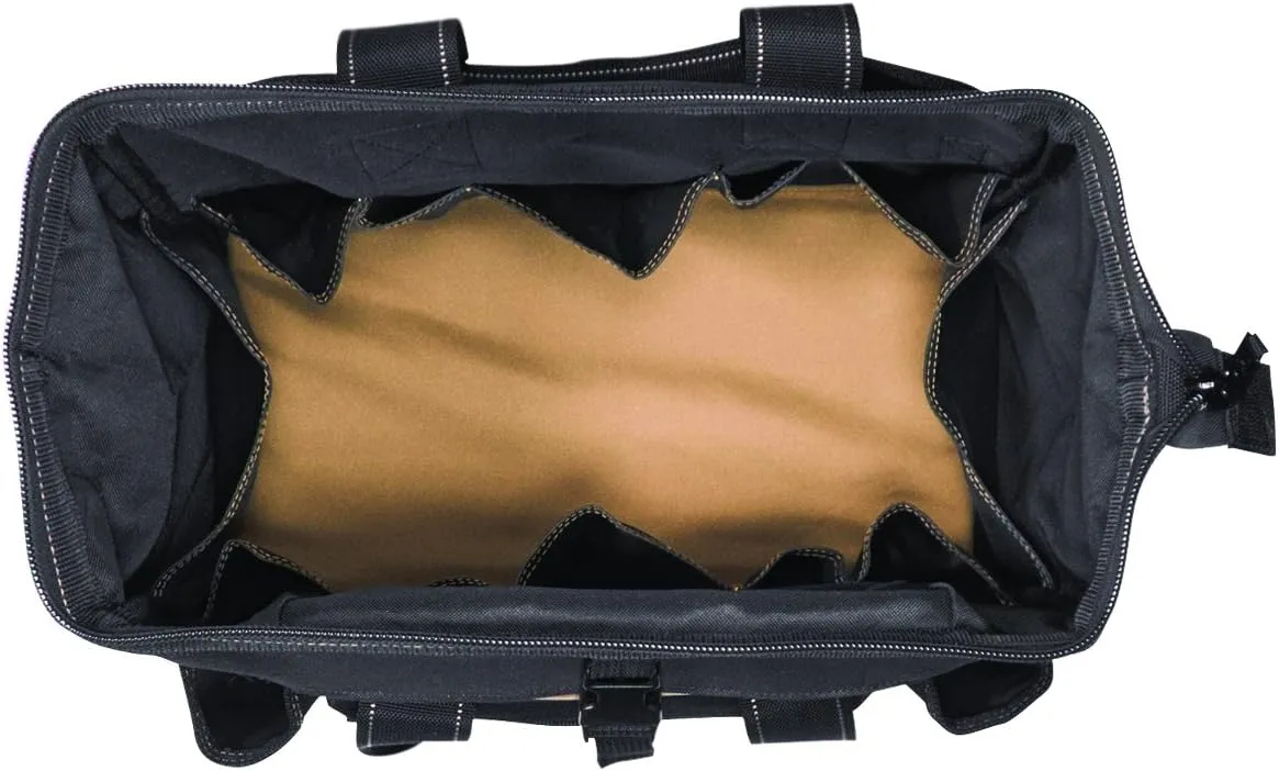 CLC Custom Leathercraft 1534 16 in. Tote Bag with Top Plastic Tray, 23 Pocket