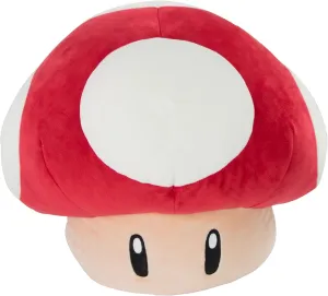 Club Mocchi- Mocchi- Nintendo Super Mario Plush - Mushroom Plushie - Collectible Squishy Plushies - 15 Inch