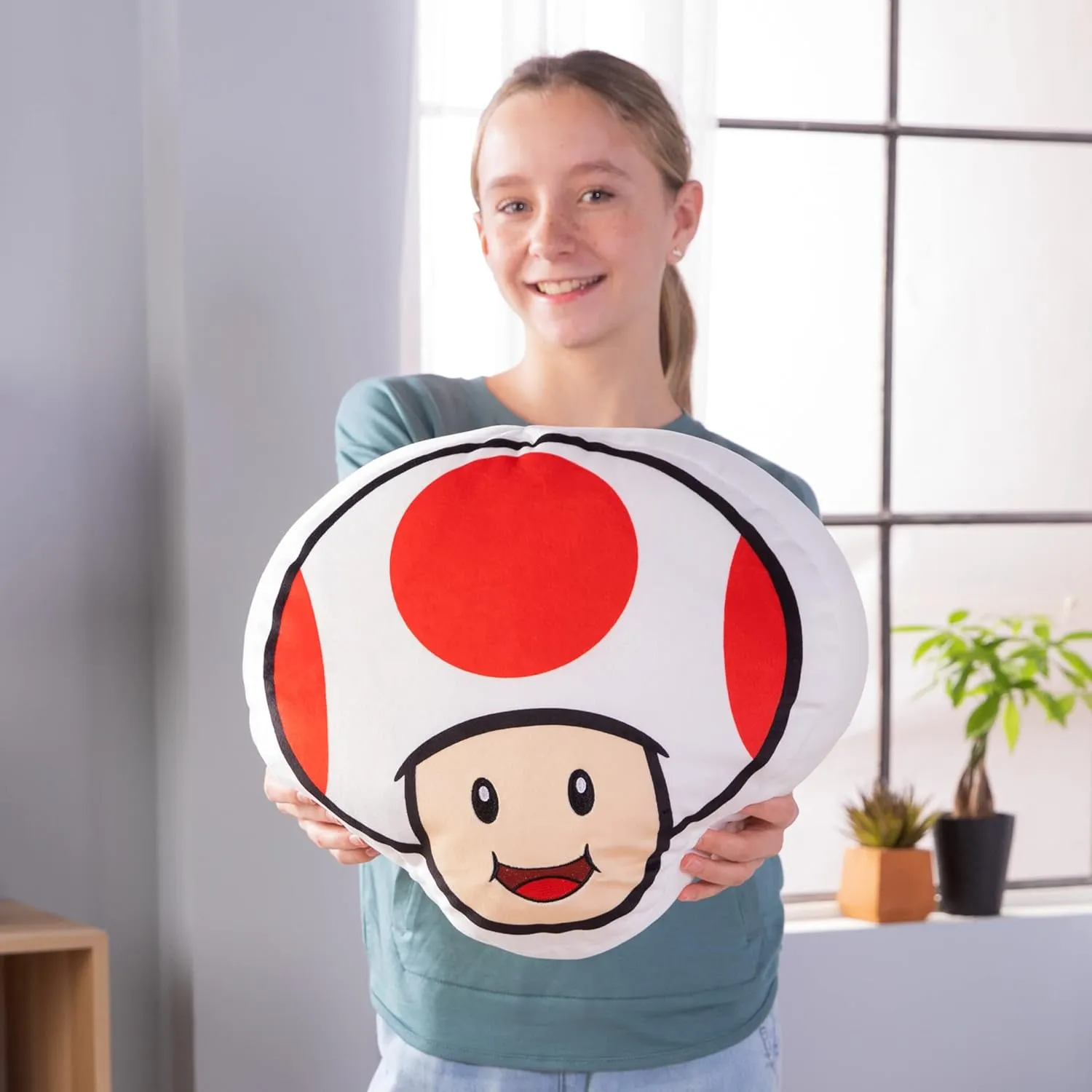 Club Mocchi- Mocchi- Nintendo Super Mario Plush - Toad Plushie - Collectible Squishy Plushies - 15 Inch