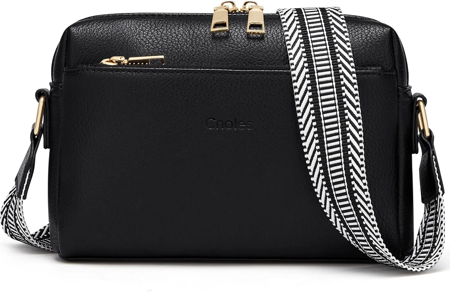 Cnoles Crossbody Bag Small Women Shoulder Cell Phone Handbags Fashion Vegan Leather Purses For Women with Guitar Strap