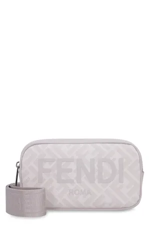 Coated canvas camera bag