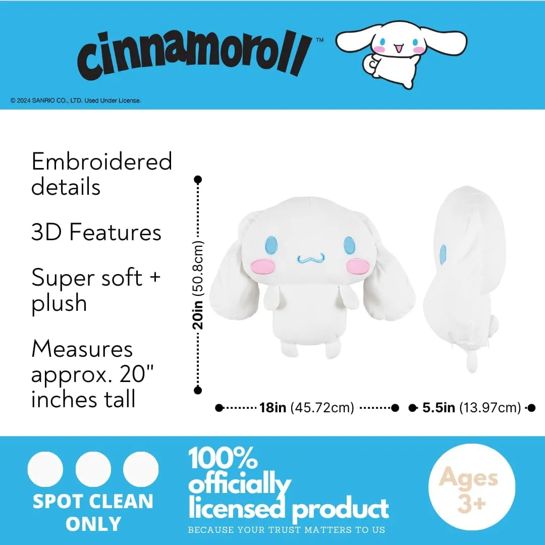 Collectibles Cinnamoroll Bedding Super Soft Cozy Decorative Cuddle Pillow, (Officially Licensed Product) By Franco