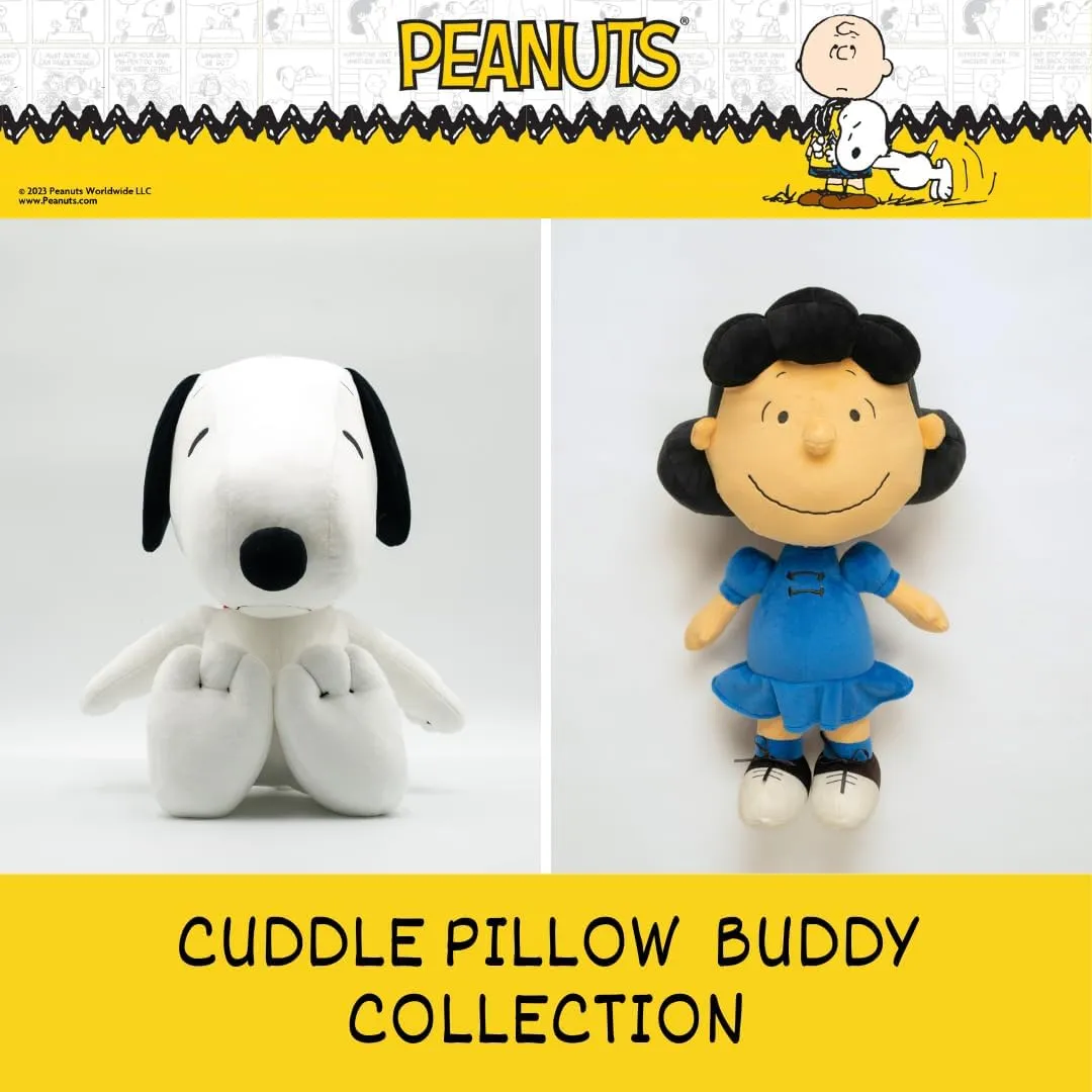 Collectibles Peanuts Snoopy Bedding Super Soft Plush Decorative Throw Cuddle Pillow, (Officially Licensed Product) By Franco