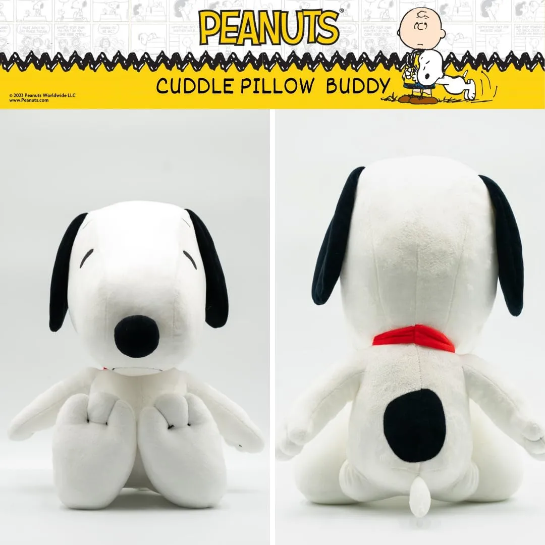 Collectibles Peanuts Snoopy Bedding Super Soft Plush Decorative Throw Cuddle Pillow, (Officially Licensed Product) By Franco