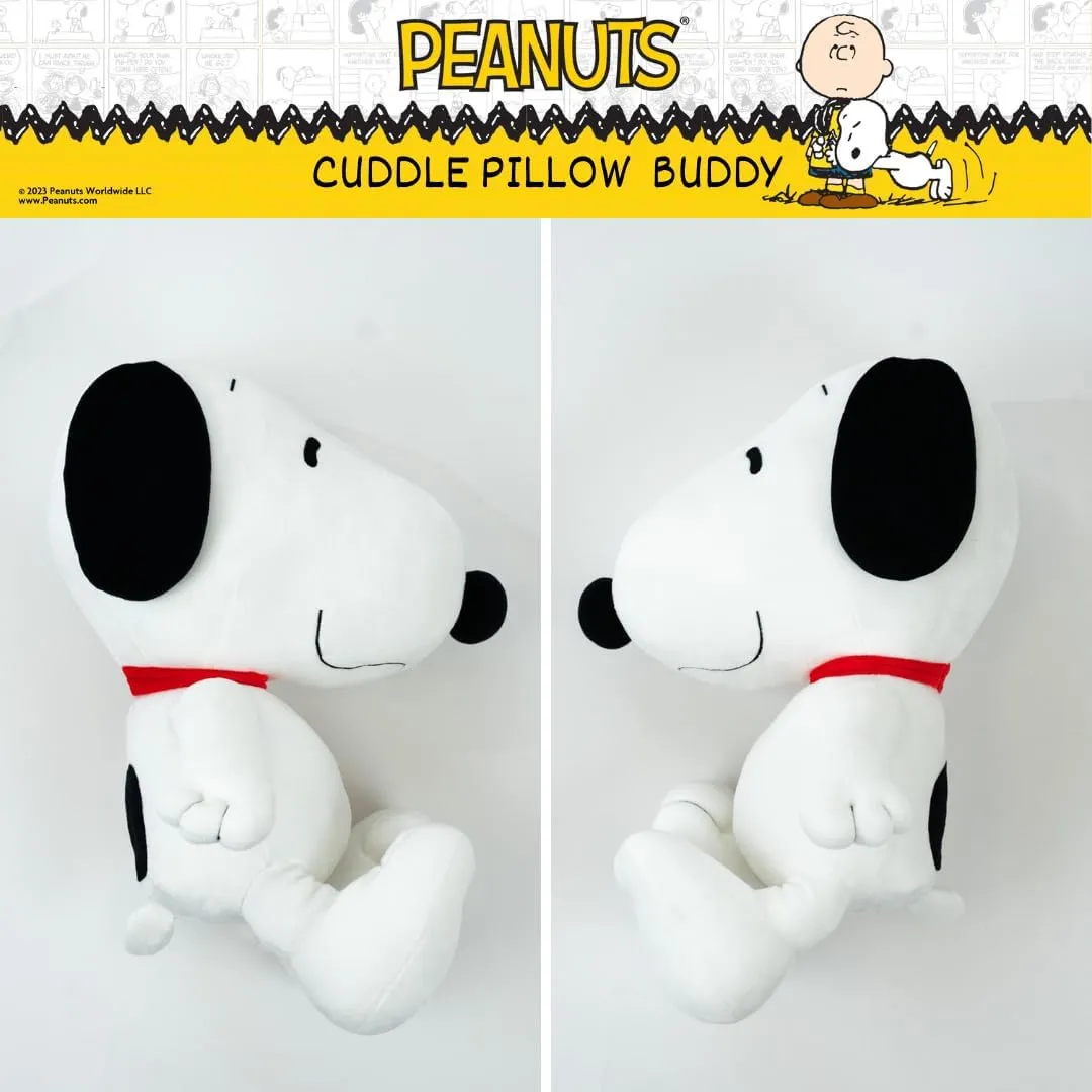 Collectibles Peanuts Snoopy Bedding Super Soft Plush Decorative Throw Cuddle Pillow, (Officially Licensed Product) By Franco